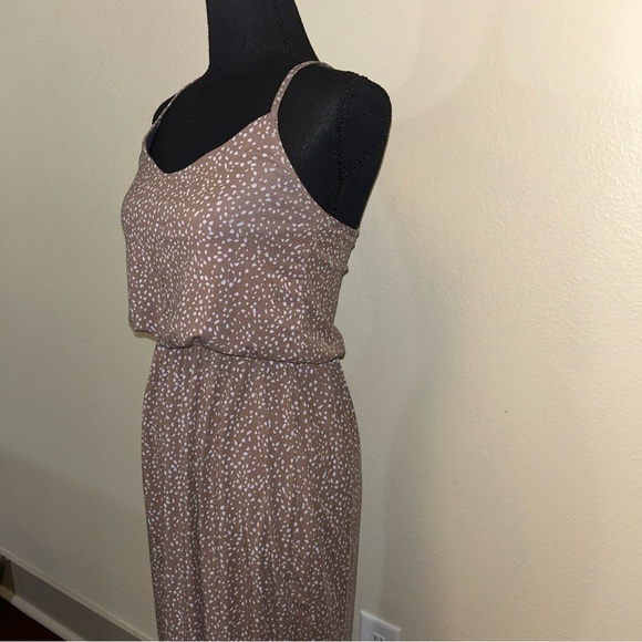 Prana Ayla Midi Dress - Chic Brown and Blue - Picture 4 of 11